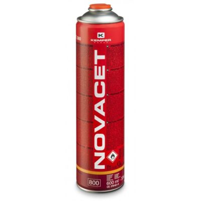 Cartouche gaz 330gr NOVACET Butane propane mix 600ml Valve 7/16 KEMPER