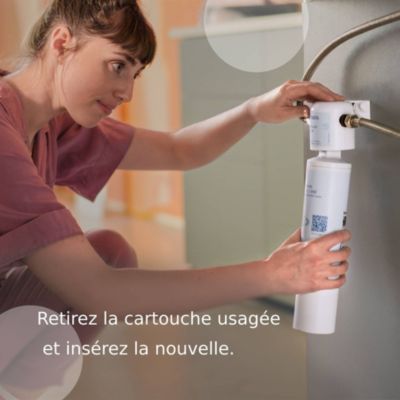 Cartouche pour système de filtration d'eau sous évier Brita Mypure SLIM V-MF