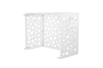 Casanoov cache clim PAC aluminium L 107 x H 83 x P 71 blanc RAL9016 ventilation protection accès facile réglable montage sol mur