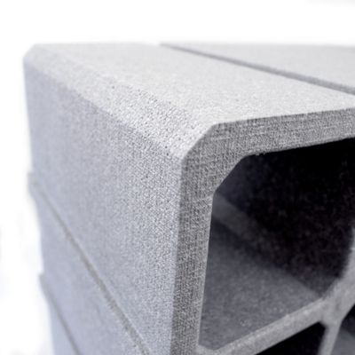 Casier à 12 bouteilles L. 44 cm x H. 33,5 cm, Neops gris