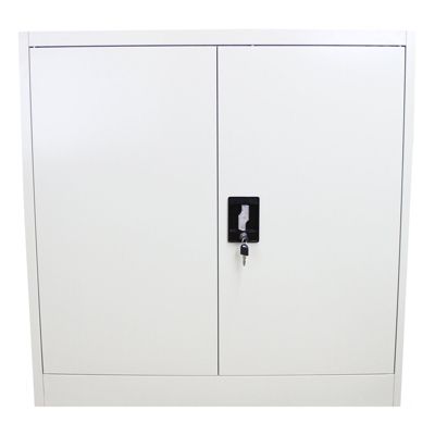 Armoire De Bureau Casier De Bureau Meuble De Rangement Pour Salon Bureau Chambre Atelier Metallique A 4 Portes Acier 82 X 80 X 40 Cm Noir 83793207