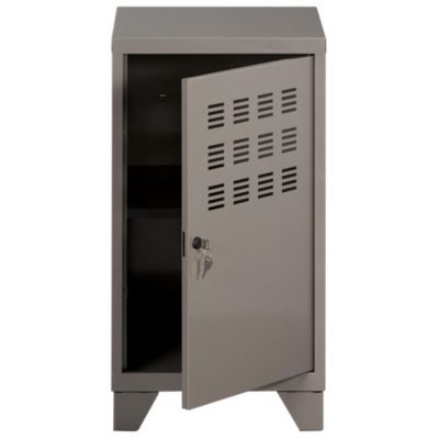 Casier de rangement en métal 74 cm Collégien Alu