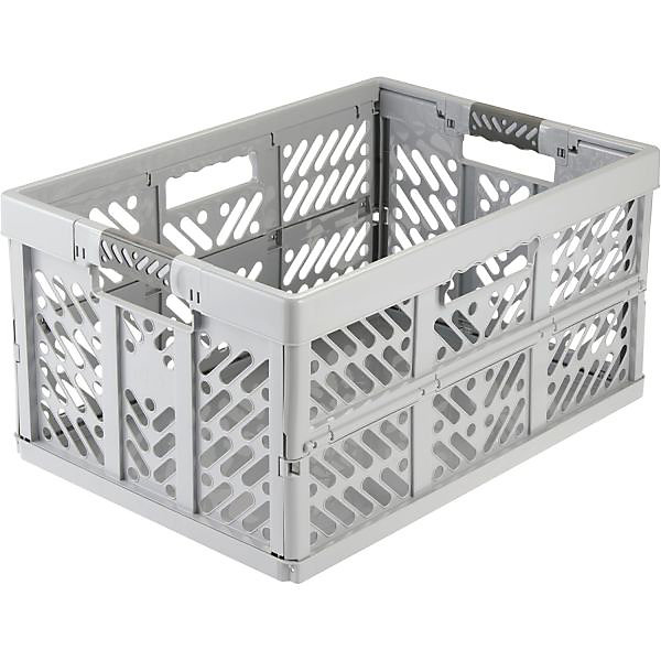 Casier de rangement professionnel pliant 45 litres - Argent | Leroy Merlin Casier de rangement professionnel pliant 45 litres - Argent | Leroy Merlin