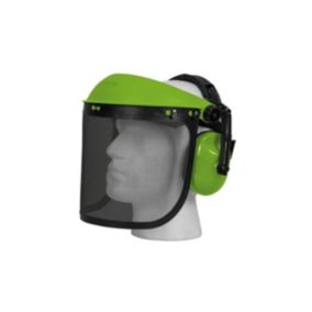 Casque anti bruit et Visière avec grille Ventilée Sécurité Espaces Verts VITO