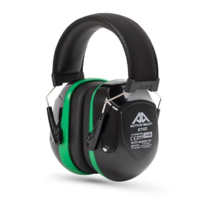 Casque antibruit léger avec serre-tête confort ACTIVE GEAR Premium Active Ear SNR 34 dB Noir Unique