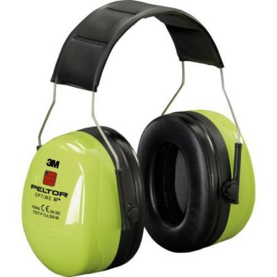 Casque antibruit passif 3M Peltor Optime III H540AV SNR 35 dB arceau réglable 285 g