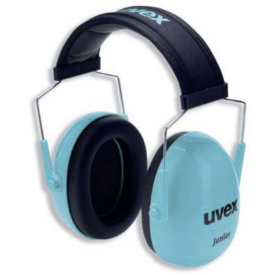 Casque antibruit passif uvex K Junior 2600010 - protection auditive enfants, SNR 29 dB, bleu