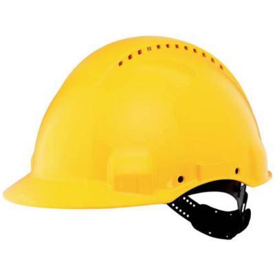 Casque de protection 3M G3000CUV-GU G30CUY jaune ventilé EN 397 EN 50365