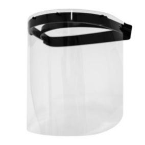 Casque de protection avec Visière 36x23 cm Polycarbonate Anti reflet et Anti buée Serre tête Ajustable VITO