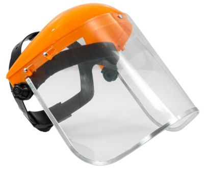 Casque Visière de protection pour débroussailleuse coupe-bordures avec plexiglas