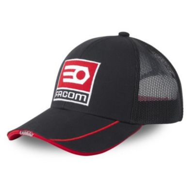 Casquette Facom avec LED homme, rouge et noir
