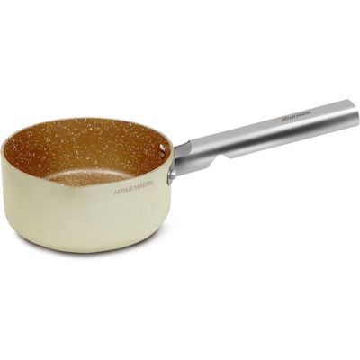 Casserole en aluminium forgé 18 cm Crème Arthur Martin AM1903