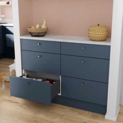 Casserolier GoodHome Soto anthracite l. 60 x P. 27 cm