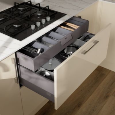 Casserolier GoodHome Soto Anthracite l. 80 cm