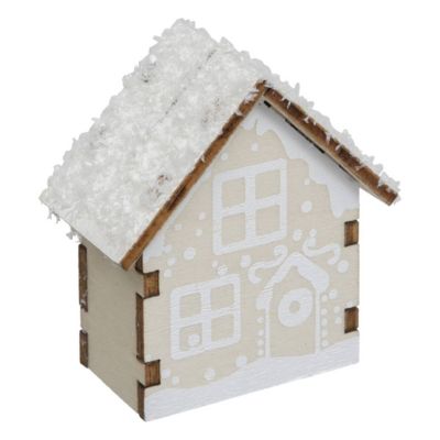 Cavalier de table chalet neige x4 - Atmosphera