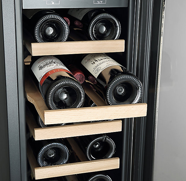 Cave à vin encastrable 20 bouteilles Noir Cooke & Lewis H.87 x L