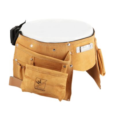 Ceinture cuir porte outil avec 10 poches - Wilmart