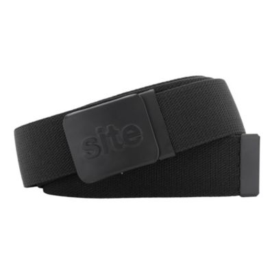 Ceinture de travail élastique en polypropylène noir, taille unique, Site Cullen