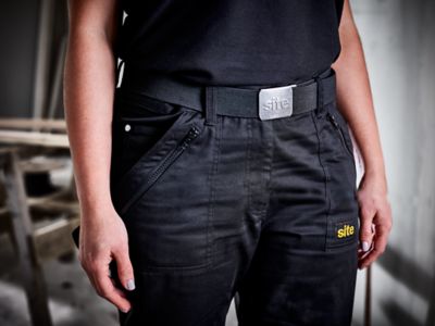 Ceinture Tactique élastique Extra Large MFH - Noir - Taille 140 - NEUVE Avec étiquettes