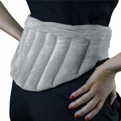 Ceinture lombaires chauffante avec bandes auto-agrippantes réglable taille 36 à 54 - Gris clair - Vivezen