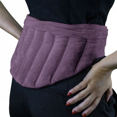 Ceinture lombaires chauffante avec bandes auto-agrippantes réglable taille 36 à 54 - Mauve - Vivezen