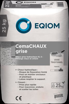 Cemachaux Grise Eqiom Hl 5 Ce 25kg Castorama