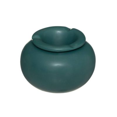 Cendrier "Arty" - céramique - D13 cm - Noir- Atmosphera