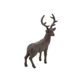 Cerf en fonte marron 5 x 7 x 25