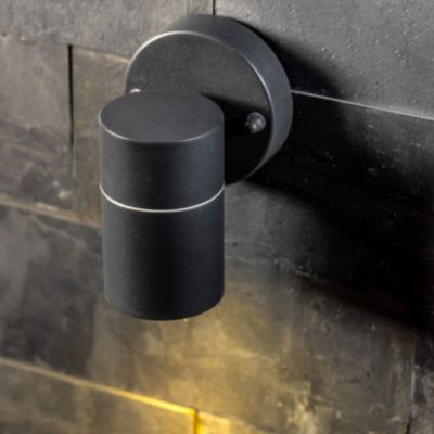 CGC Lighting Applique murale d'extérieur GU10 orientée vers le bas LED IP44 (Gris)