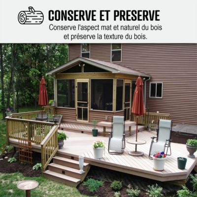 Chêne Foncé - Teinte Marron - 20 L (jusqu'à 100 m²) - ARCANE INDUSTRIES
