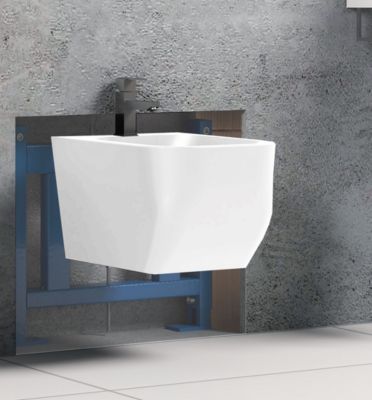 Châssis de bâti-support universal pour bidet suspendu complet de pieds supports réglables en acier inoxydable