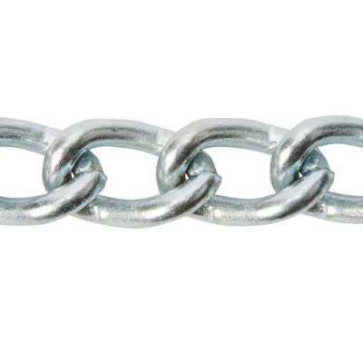 Chaîne Acier Zingué Chapuis 2,5m - Non Soudée Nouée - Charge 50kg - Pour Laisse Chien, Suspension - Diamètre 2mm