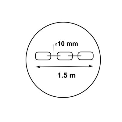 Chaîne antivol Smith & Locke Gris 1,5 m