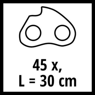 Chaîne de tronçonneuse Fortexxa Einhell 30cm 45 maillons