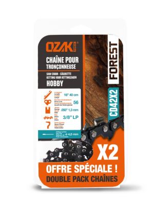 Chaîne de tronçonneuse Ozaki E56 1.3mm vendue par 2