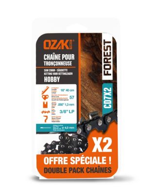 Chaîne de tronçonneuse Ozaki E57 1.3mm vendue par 2