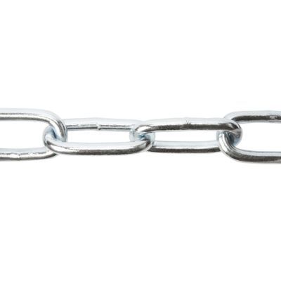 Chaîne maille courte Diall ø8 mm, vendue au mètre linéaire