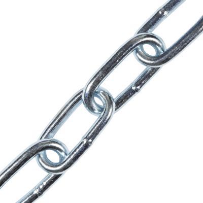 Chaîne maille courte Diall ø8 mm, vendue au mètre linéaire