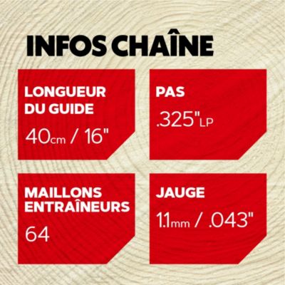 Chaîne Oregon Speedcut Nano 64 entraineurs