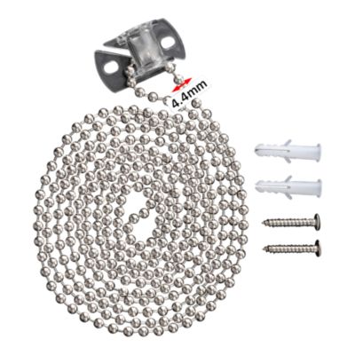Chainette pour store enrouleur Nisis métal gris argenté L.2m GoodHome