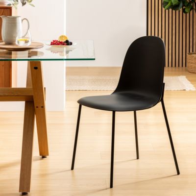 Chaise "Asan" noir - Atmosphera