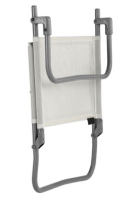 Chaise basse nomade Lafuma CB II acier et polyester beige seigle
