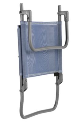 Chaise basse nomade Lafuma CB II acier et polyester bleu ocean