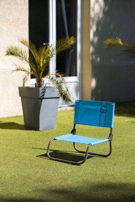 Chaise cale-dos de plage 1 pliure - O'Beach - Dimensions : 50 x 45 x 48 cm