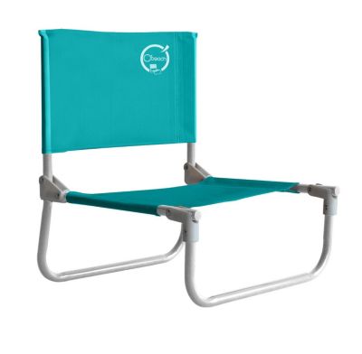 Chaise cale-dos de plage 2 pliures - O'Beach - Dimensions : 50 x 45 x 48 cm