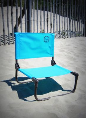 Chaise cale-dos de plage 2 pliures - O'Beach - Dimensions : 50 x 45 x 48 cm