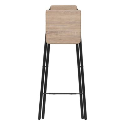 Chaise de bar pliante Effêt chêne naturel Louna - 5Five