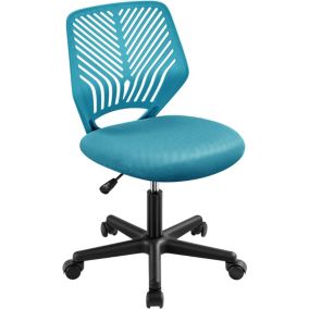 Chaise de Bureau Chaise d'Ordinateur avec Roues Pivotantes pour Chambre Studio Yaheetech