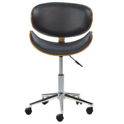 Chaise de bureau ROTTERDAM Cuir PU Noir