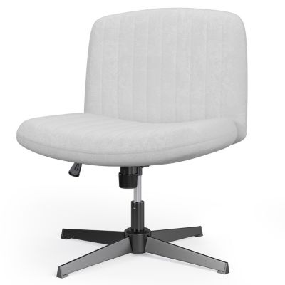 Chaise de Bureau sans Accoudoirs,  Chaise Bureau avec Large Assise, Chaise de Maquillage, Rattantree